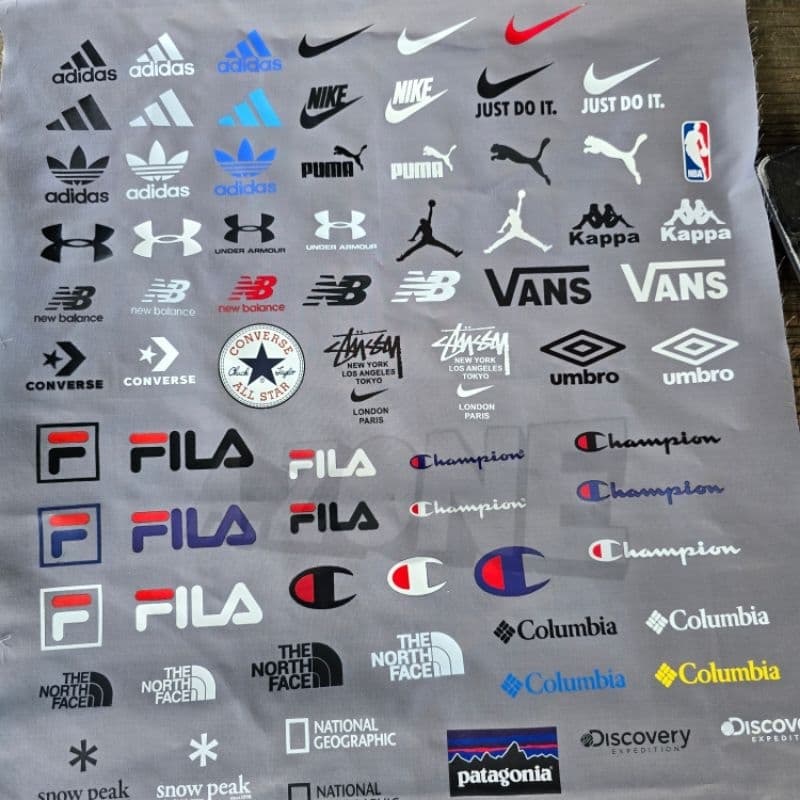 ​ 10 แถม 1 ตัวรีดติดเสื้อผ้า ลายแบรนด์กีฬา ระบุขนาดไว้ที่รูปสินค้า รูปที่ 3