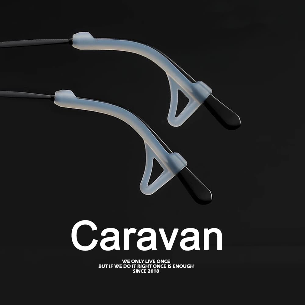 Caravan Crew เซ็ตแว่นตาชุดอุปกรณ์เสริม Soft ซิลิโคนสำหรับแว่นตากันแดดแว่นตาขา Anti SLIP กีฬา