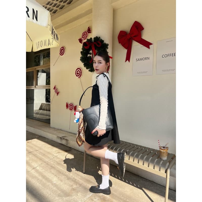 Solve.official - Dorayaki dress **ได้เฉพาะเดรสตัวนอก รูปที่ 6