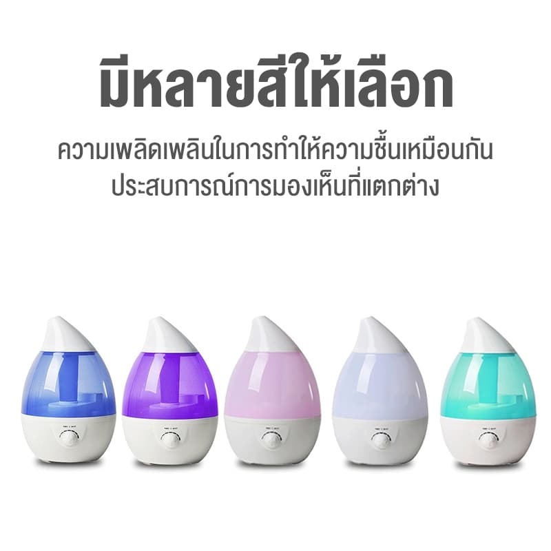 Humidifier 3L เครื่องพ่นไอน้ำอโรม่าขนาดใหญ่ เครื่องทำความชื้น ใส่น้ำมันหอมระเหยอโรม่า น้ำหอมอโรม่า จัดส่งตลอด 24 ชั่วโมง รูปที่ 3