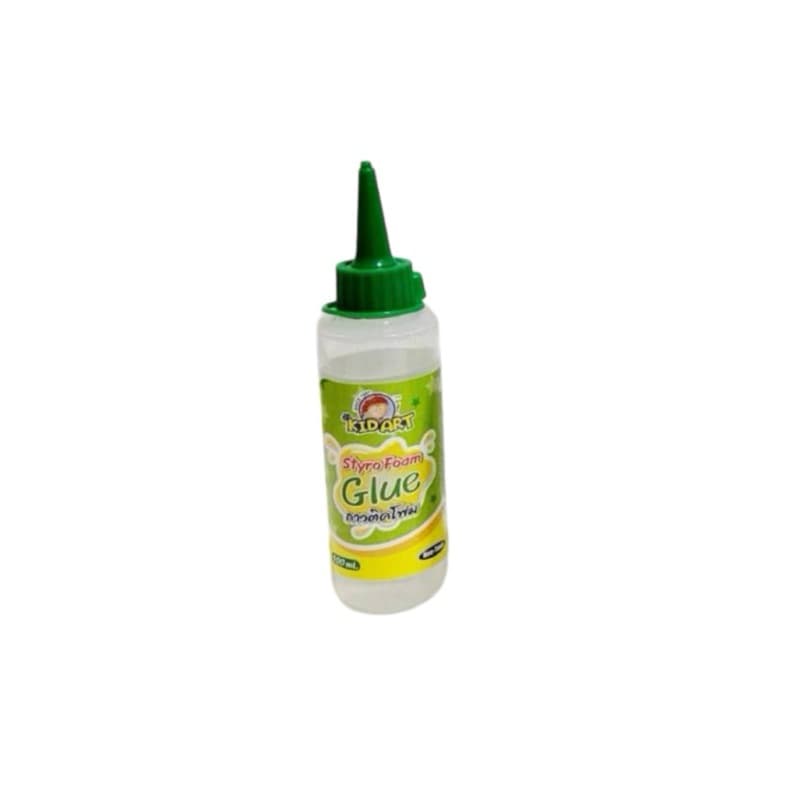 กาวติดโฟม NEW ไฮ คิดอาร์ท กาวติดโฟม 100 / 500ml./1000ml./ขวด Hi / Kid Art Styro Foam Glue. US.Station รูปที่ 8
