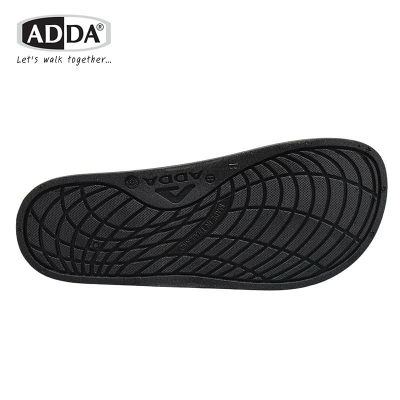 รองเท้าแตะแบบสวม adda รุ่น 14304 พื้นยาง สีดำ ไซส์ 7-10 สวมเปิดปลายเท้า รูปที่ 5
