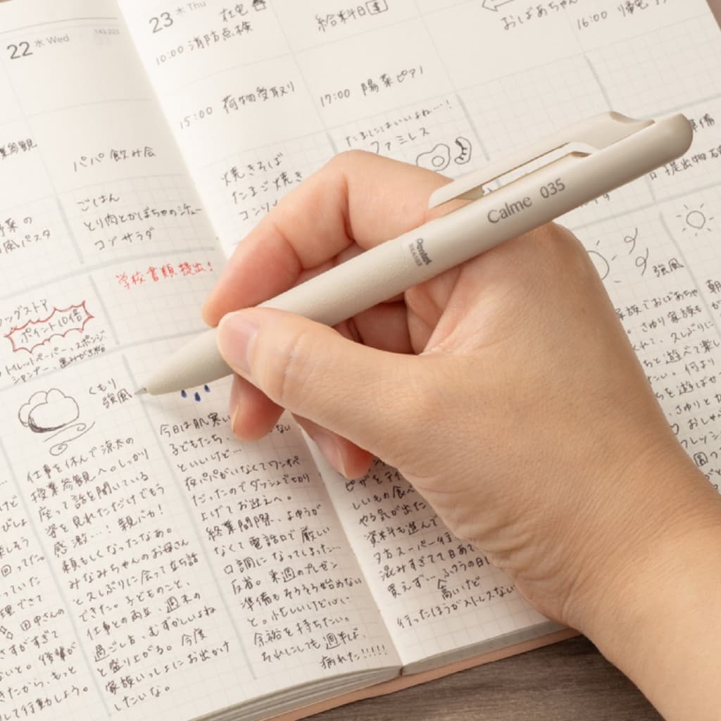 ปากกาลูกลื่น PENTEL CALME 0.5mm , 0.35mm และรุ่น 3 สีในแท่งเดียว ลดเสียงรบกวน นำเข้าจากญี่ปุ่น รูปที่ 9