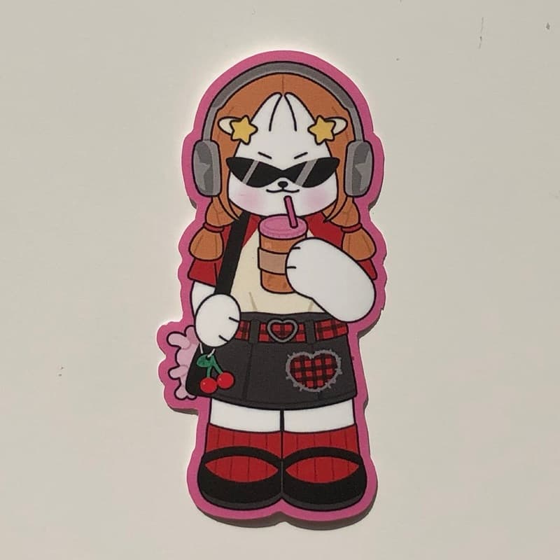 Sticker die cut 100% สติกเกอร์ OOTD รูปที่ 4