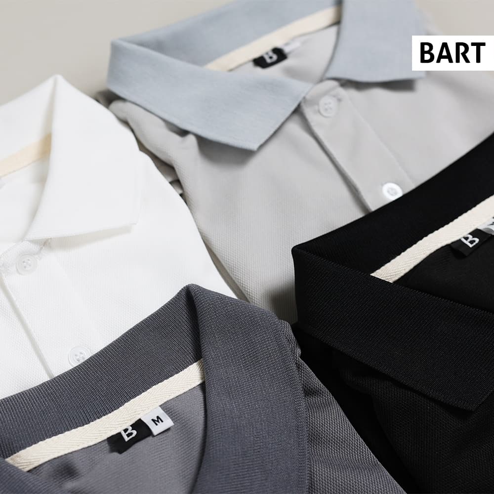เสื้อโปโล Basic Polo สีพื้น ทรงตรง รูปที่ 4