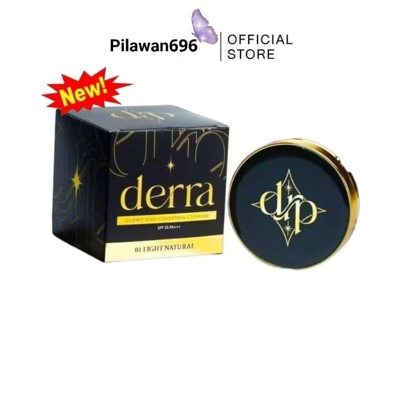 คูชชั่นเดอร์ร่า Derra cushion แป้งรองพื้นเดอร์ร่า คุชชั่นเนื้อแมตช์ คุมมัน ปกปิด ผิวแพ้เป็นสิว โทนขาว รูปที่ 2