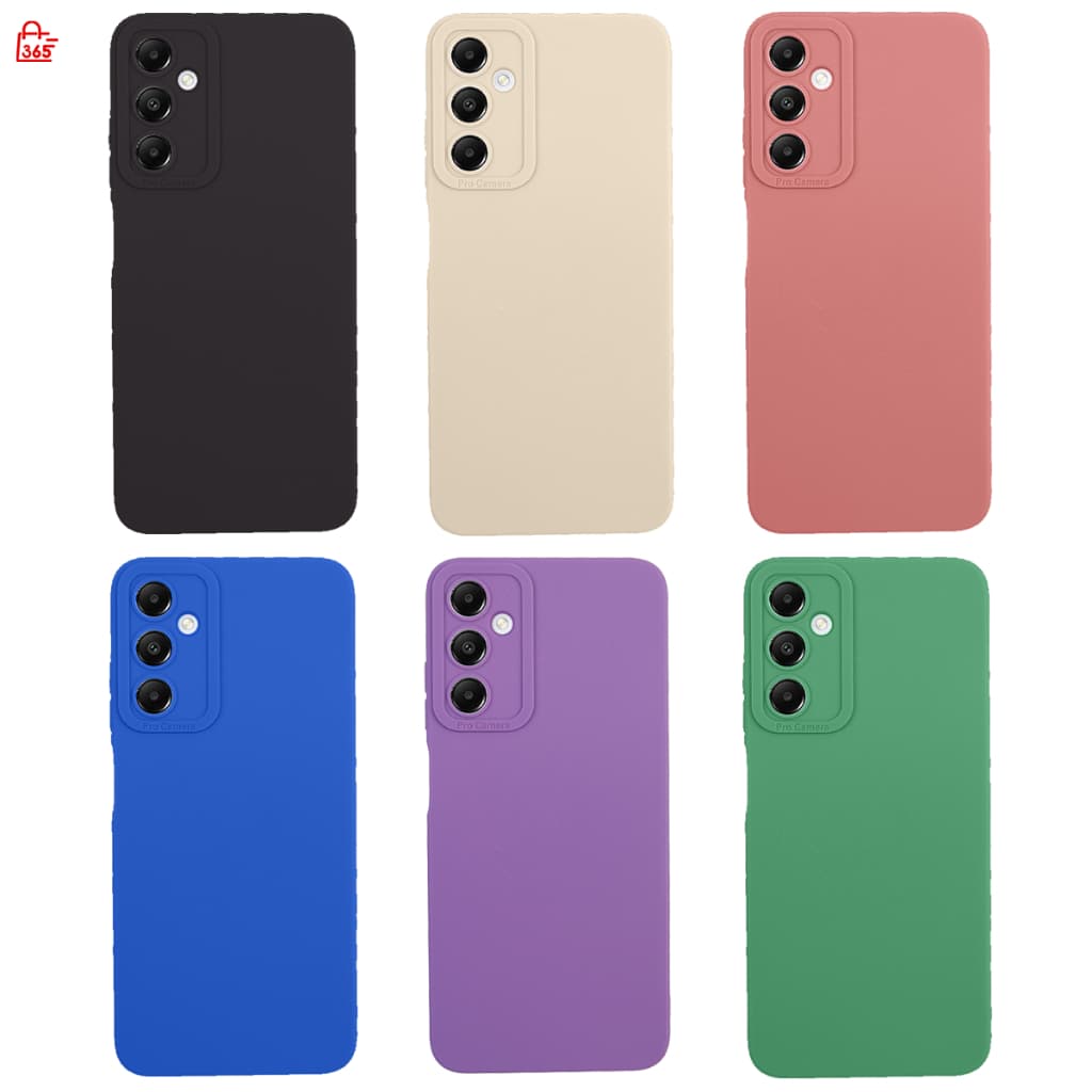 เคส สำหรับ Samsung Galaxy A05s เคสซิลิโคนนิ่ม กันกล้อง TPU สีพื้น รูปที่ 1