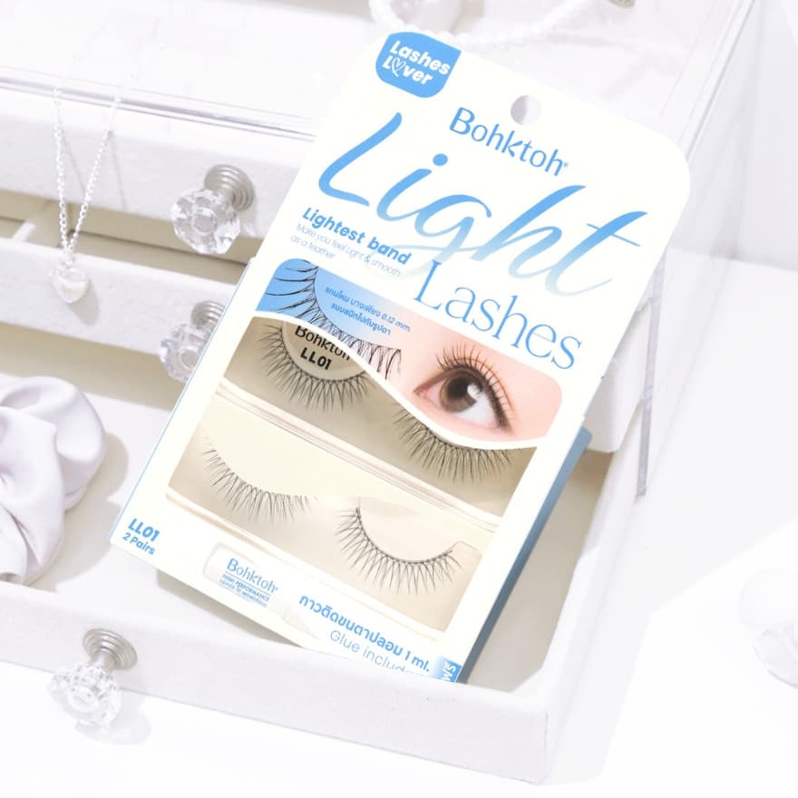 Bohktoh Light lashes ขนตาปลอมบอกต่อ รุ่น ไลท์ แลชเชส รูปที่ 1