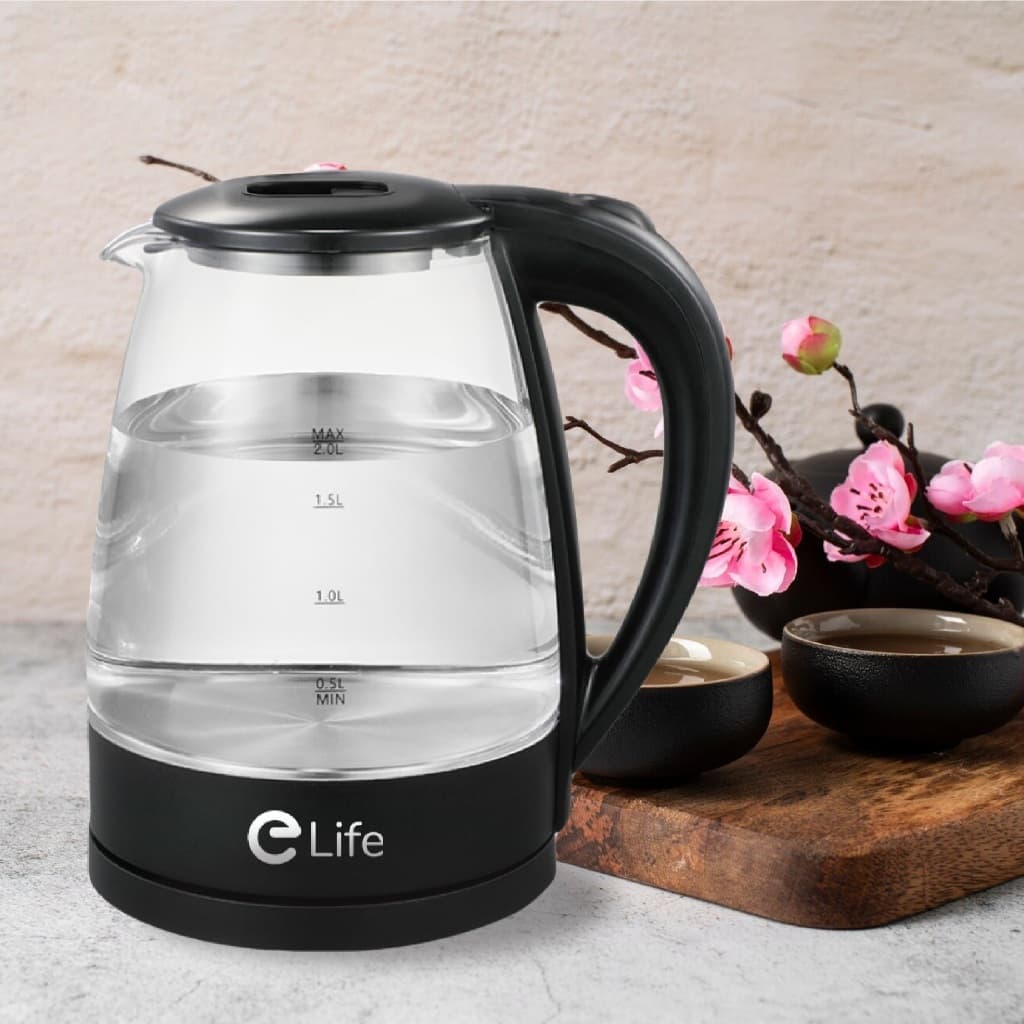 กาน้ำร้อน 2ลิตร kettle กาต้มน้ำไฟฟ้า สแตนเลส 1500W 5นาที ตัดไฟอัตโนมัติ สินค้าคุณภาพดี กาต้มน้ำ 304 กาสแ รูปที่ 5