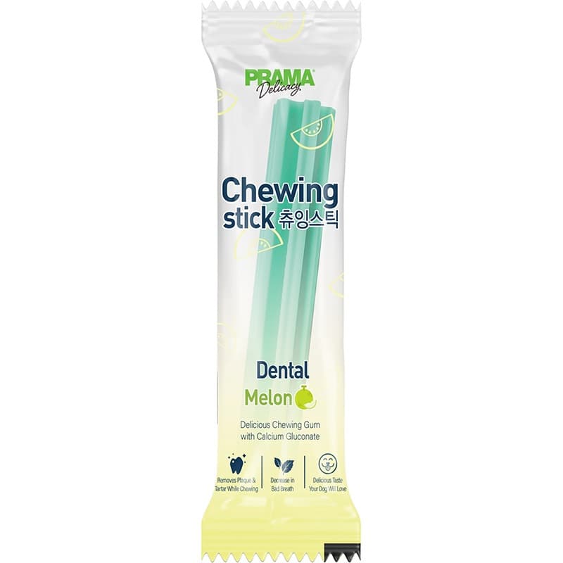Prama Chewing Stick ขนมขัดฟันสุนัข จากประเทศเกาหลี ช่วยลดคราบพลัคและหินปูน มี 3 รสชาติ ขนาด 8g รูปที่ 7