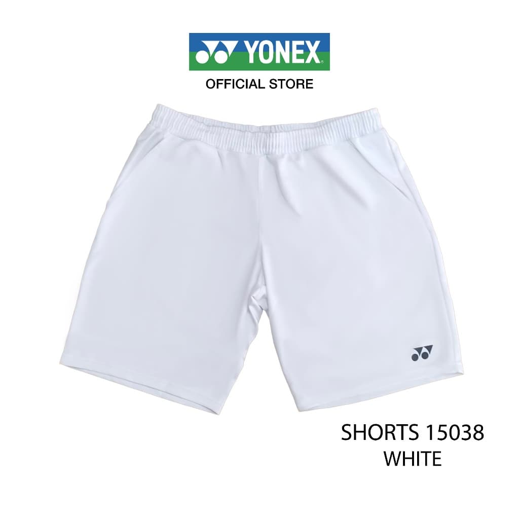 YONEX SHORTS 15038 กางเกงขาสั้น ผ้าโพลีเอสเตอร์ เนื้อสัมผัสนุ่มสบาย แห้งไว พร้อมเชือกผูก เหมาะสำหรับทั้งใส่ออกกำลังกาย รูปที่ 1