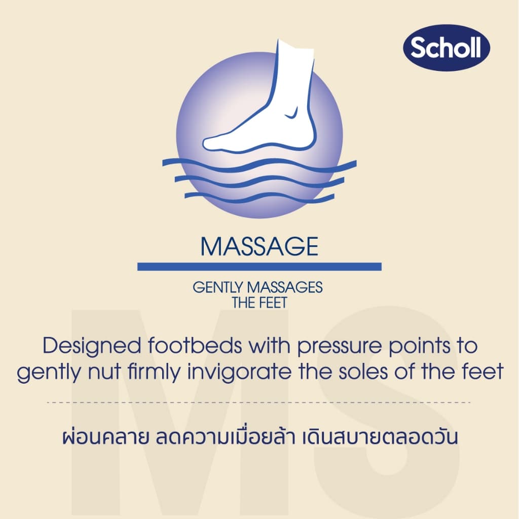 สกอลล์ รุ่น Spring สปริง รองเท้าแตะเพื่อสุขภาพ เทคโนโลยี เมมโมรี่คูชชั่น นุ่ม เบา สบาย รูปที่ 7