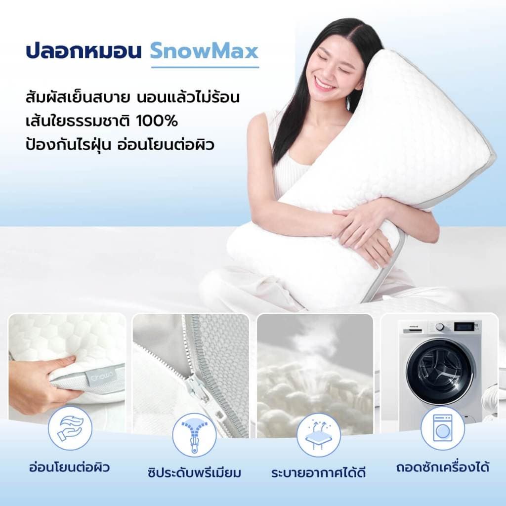 Chowa หมอนลูน่า หมอนนอนตะแคงปรับความสูงต่ำได้ หมอนสุขภาพแก้ปวดคอสำหรับคนชอบนอนตะแคงโดยเฉพาะ รูปที่ 8