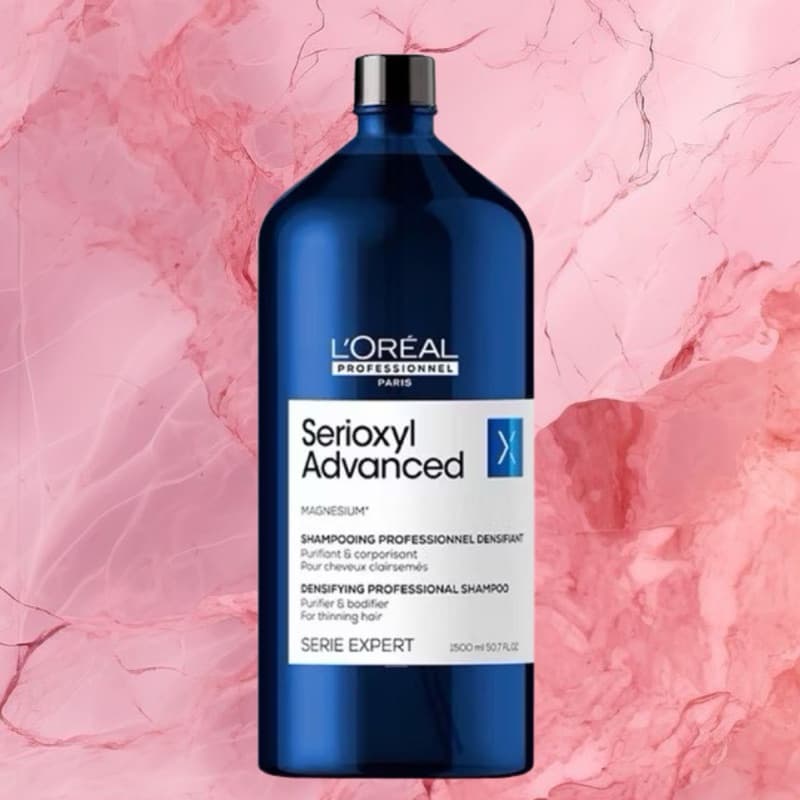 LOREAL Serioxyl Advanced 90 300 500 1500 ML.แชมพู และ เซรั่มหยดหนังศรีษะ ลดการหลุดร่วงเส้นผม รูปที่ 4