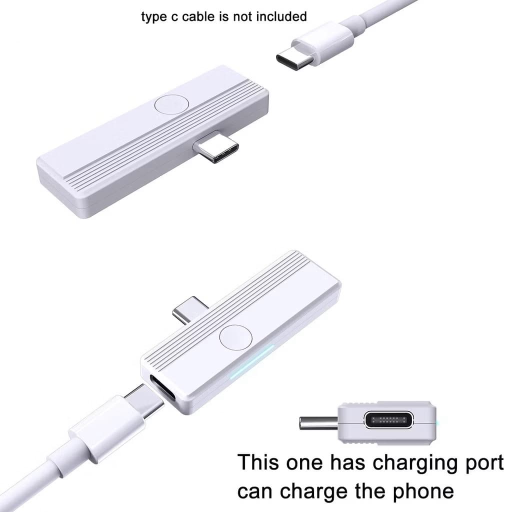 type c to HDMI กรณ์สะท้อนหน้าจอแบบไร้สาย HDMI สะท้อนหน้าจอแบบไร้สาย HDMI TO USB/TYPE-C รับสัญญาณได้ถึง 30เมตร รุ่น CS7 รูปที่ 7