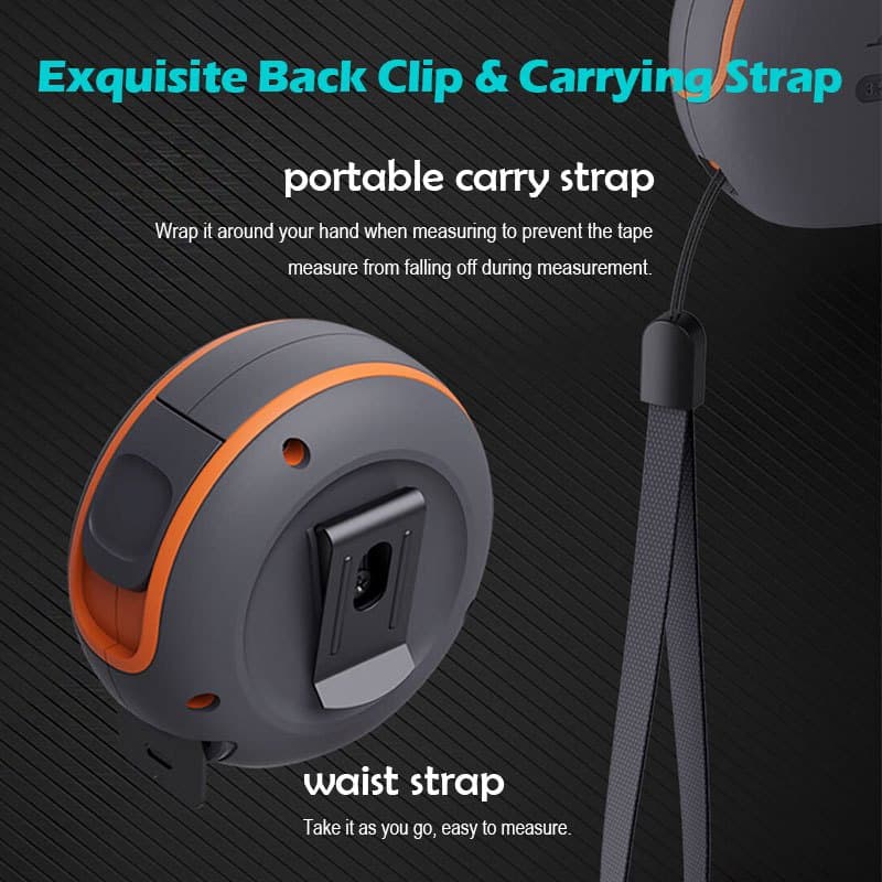 JIMIHOME ตลับเมตร สายวัด Portable Measure Tape สายวัดตัวแบบตลับพกพา ตลับเมตรเทปเหล็ก ความยาว 3.5 / 5.5m สำหรับวัดพื้นที่ รูปที่ 2