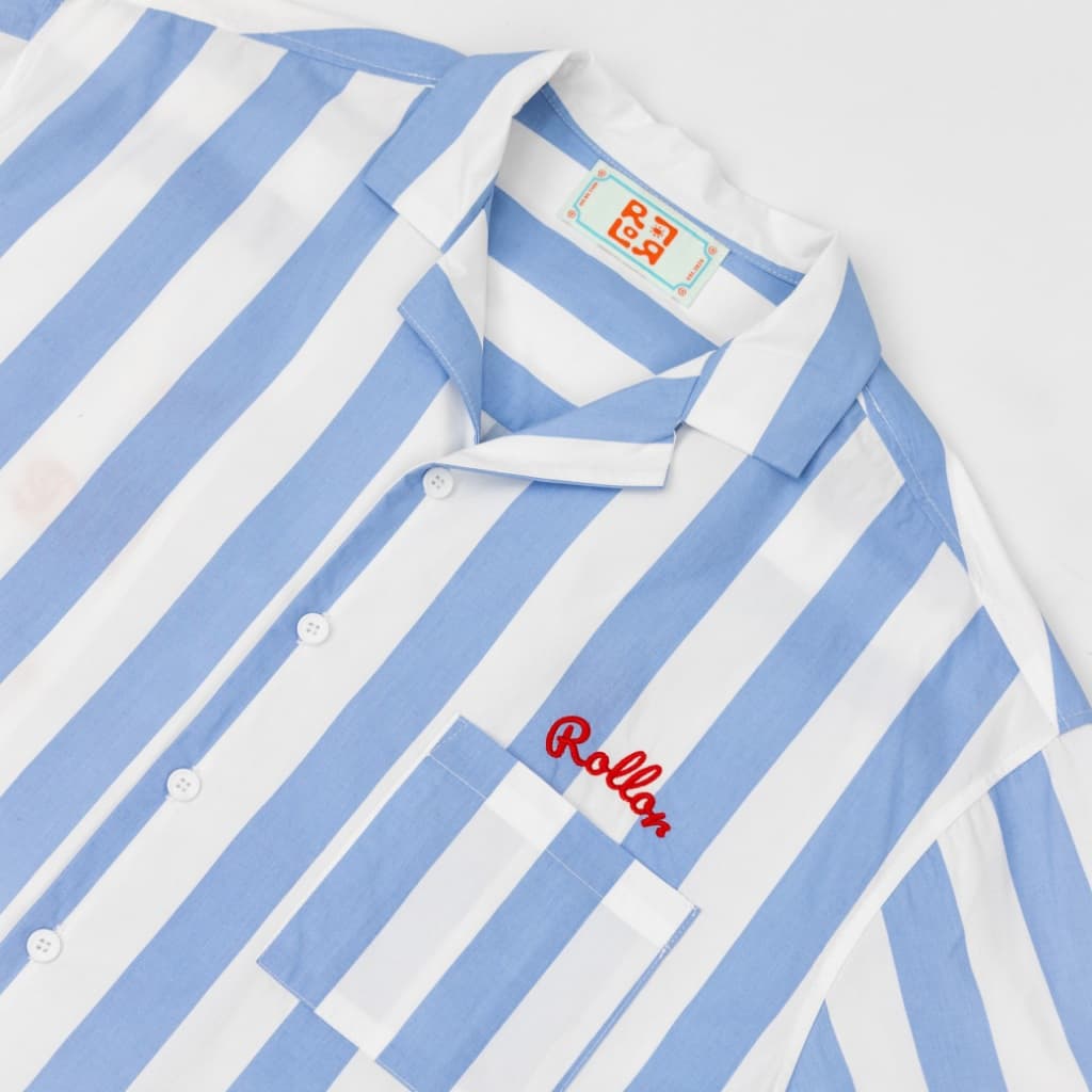 ROLLOR - เสื้อเชิ้ต แขนสั้น Oversize รุ่น ROLL OR DIE SHIRT รูปที่ 5