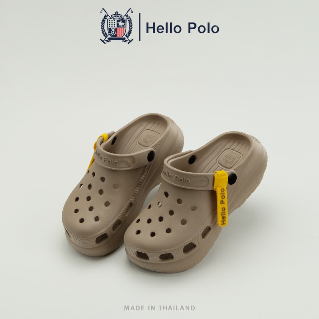Hello Polo รองเท้าหัวโตผู้หญิง รองเท้าแตะป้องกันกลิ่น วัสดุ EVA ทนต่อการสึกหรอ กันลื่น พื้นหนา เหมาะกับฤดูร้อน HP8052 รูปที่ 4