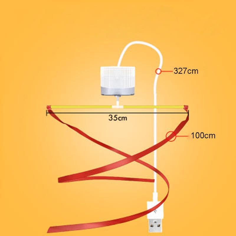 ขายดี พัดลมไล่แมลงวัน USB แรงลมสม่ำเสมอ ครอบคลุมกว้าง ใช้ได้ในร่ม / กลางแจ้ง ป้องกันแมลงวันตอมอาหาร รูปที่ 7