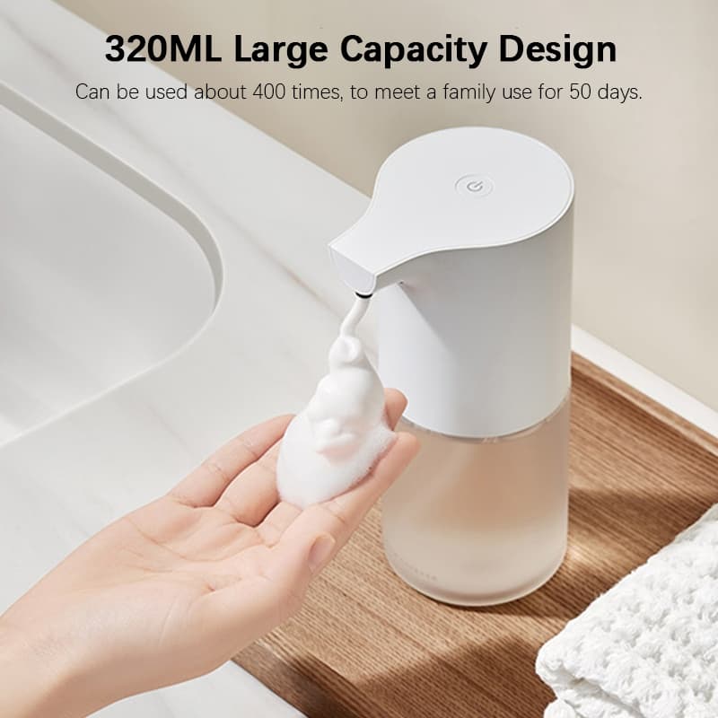 Xiaomi Mijia Automatic Soap Dispenser 1S เครื่องจ่ายสบู่อัตโนมัติ เครื่องปล่อยโฟมล้างมืออัตโนมัติ กำจัดเชื้อแบคทีเรียได้ รูปที่ 9