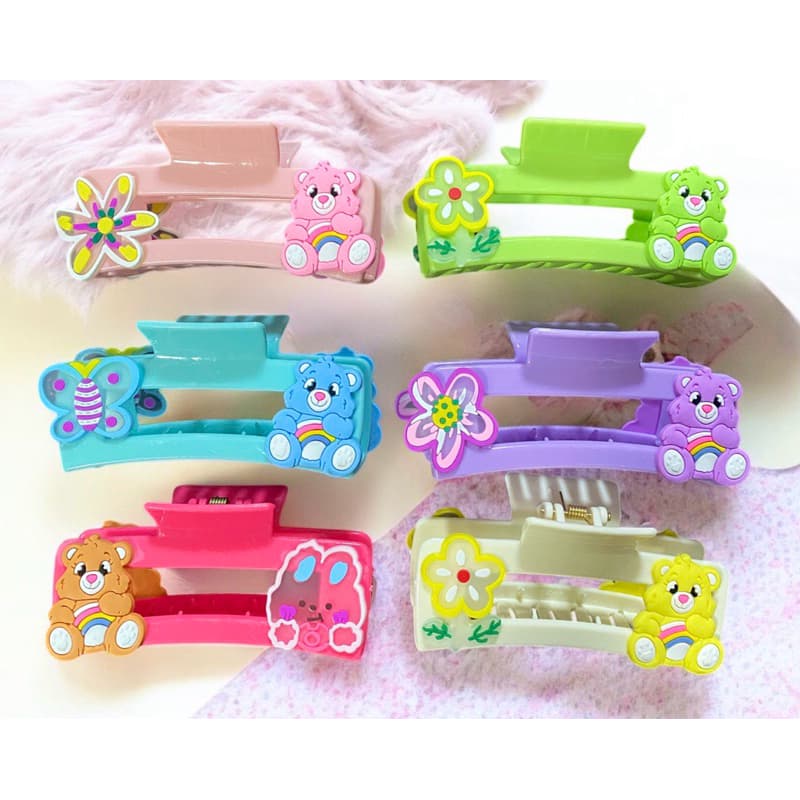 กิ๊บติดผมลายการ์ตูนคละสีได้12ชิ้น C0974 รูปที่ 2