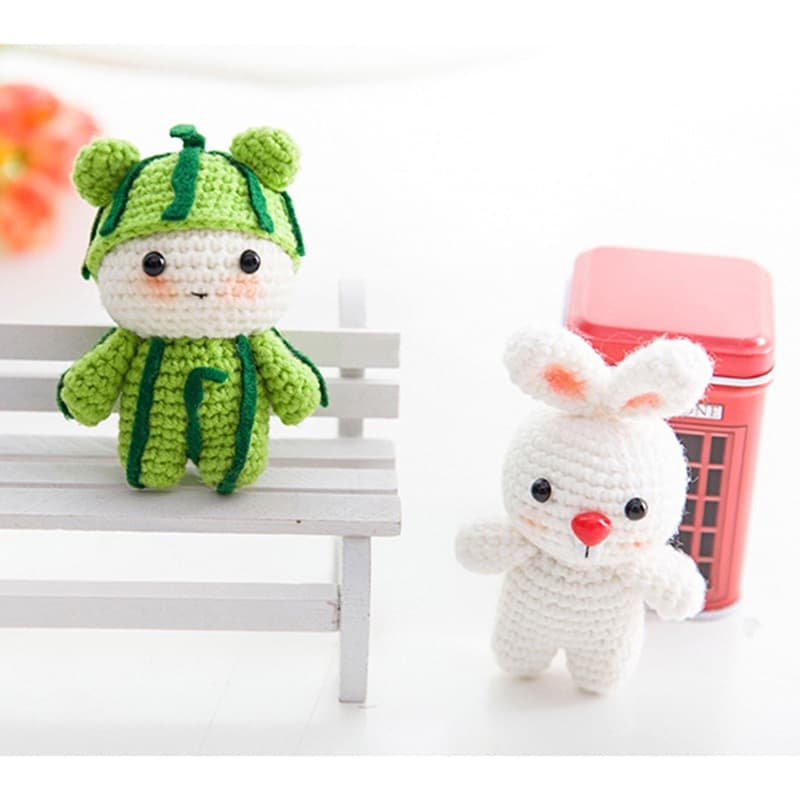 ไหมพรม Snowball คอตตอนนม นุ่มฟู ถักตุ๊กตา 40 กรัม รูปที่ 7