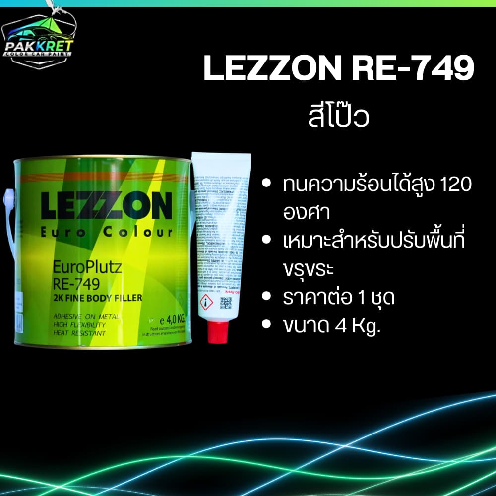 สีโป๊วคุณภาพ สีโป๊วเหลือง สีโป๊ว 2K สีโป๊ว1K สีโป๊ว FIBER มีหลากหลายแบรนด์และขนาด By PKC รูปที่ 6