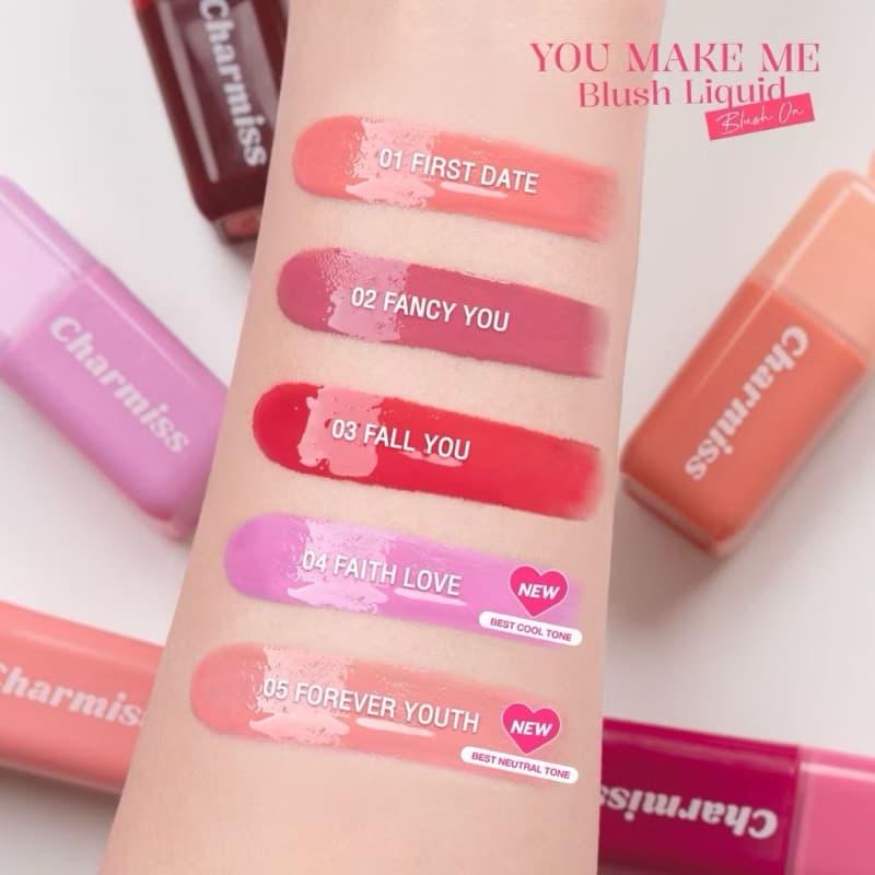 Charmiss ชาร์มิส ยู เมค มี บสัช ลิควิต บลัช ออน You Make Me Blush Liquid ขนาด 3.5ก. รูปที่ 4