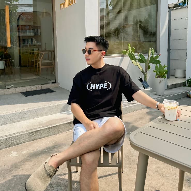 Hype It - Maxi Hype Logo Collection T-shirts เสื้อยืดแขนสั้นทรง Oversized แบรนด์ Hype It รูปที่ 3