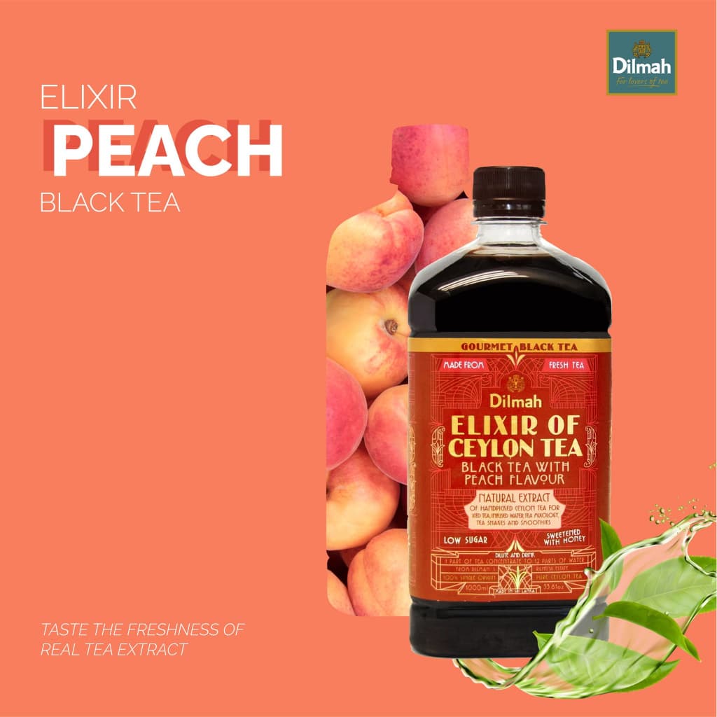 Dilmah ชาปรุงสำเร็จ ชาดำซีลอนสกัดเข้มข้น รสพีช | DILMAH ELIXIR PEACH FLAVOUR 1000 ml. รูปที่ 2