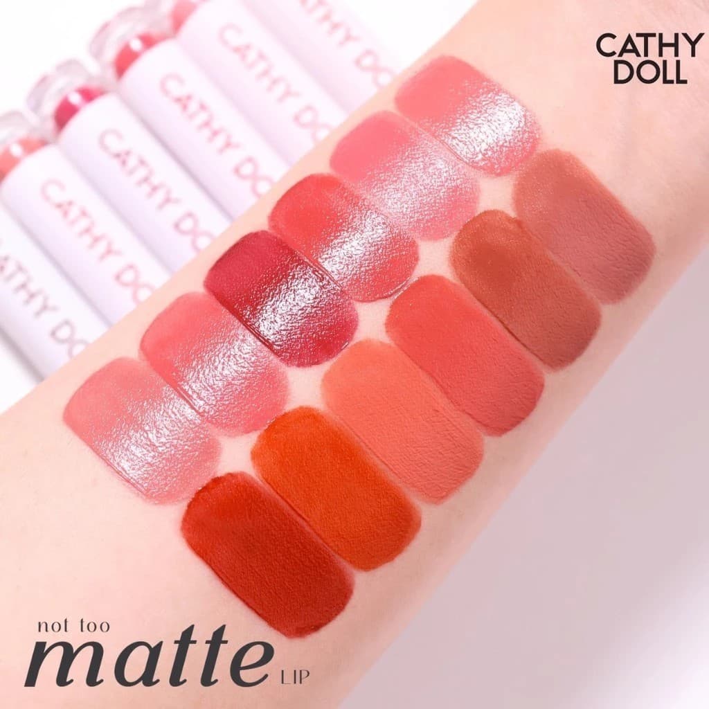 Cathy Doll Not Too Matte Lip เคที่ดอลล์ นอตทูแมทท์ลิป 2.9 g รูปที่ 2