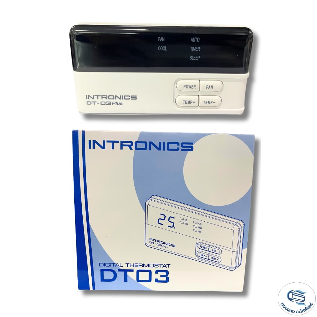 INTRONICS DT-03 ชุดรีโมทคอนโทรลดิจิตอล รีโมทแอร์ เทอร์โมรูมแอร์ แบบมีสาย / ไร้สาย รูปที่ 3