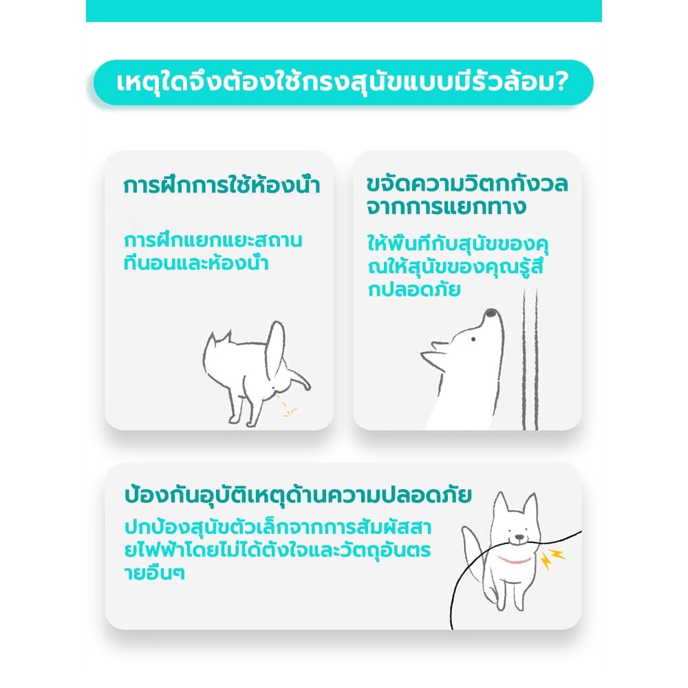 DIYรั้วกั้นสุนัข รั้วสัตว์เลี้ยง คอกสัตว์เลี้ยงตระแกรงเล็ก เหมาะสำหรับสัตว์เลี้ยงขนาดเล็ก ประกอบตามใจชอบ พับได้ คอกหมา รูปที่ 6