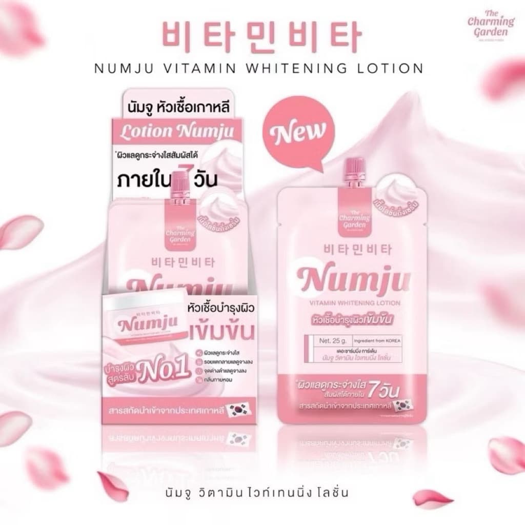 Numju Vitamin Whitening Lotion นัมจู วิตามิน ไวเทนนิ่ง โลชั่น รูปที่ 2