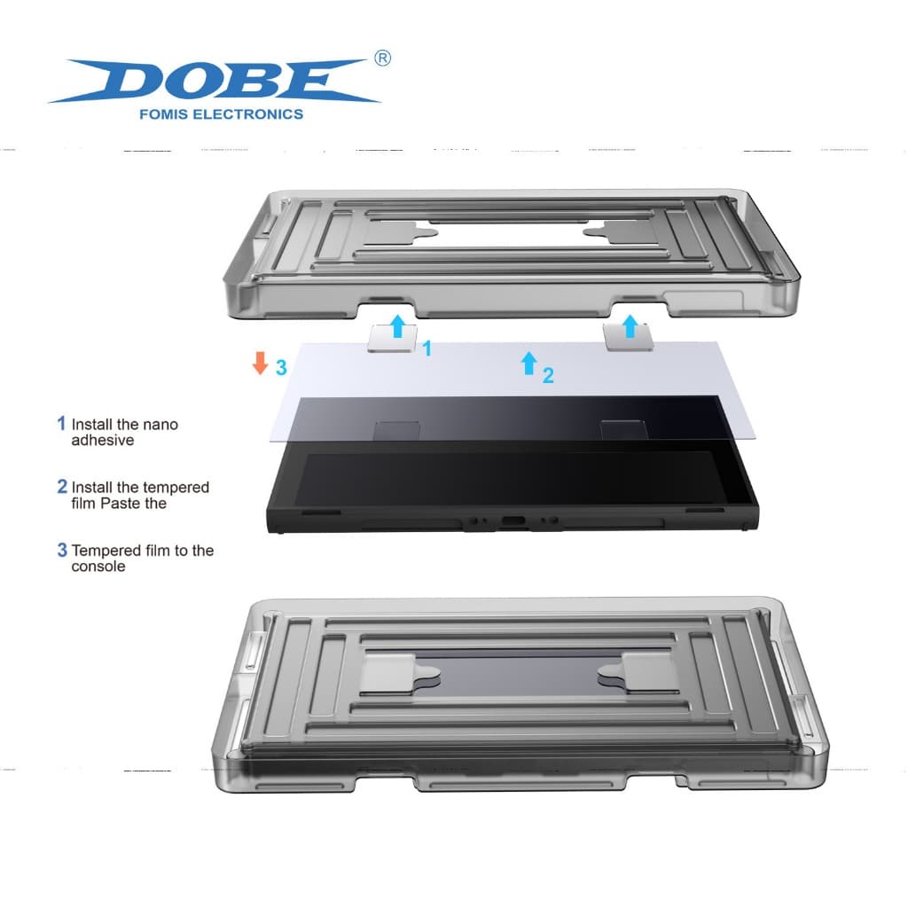 Switch2 DOBE ยี่ห้อนี้รับประกันคุณภาพ)ฟิล์มกระจกกันรอยคุณภาพดี glass HD tempered GLASS TNS-3166 เวอร์ชัน HD รูปที่ 2