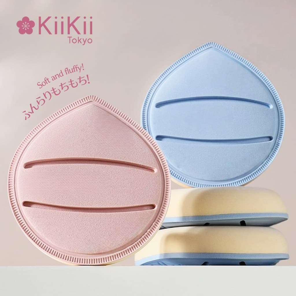 KiiKii พัฟแต่งหน้า พัฟคุชชั่น ขนาดใหญ่ ถนอมผิว ไม่กินรองพื้น รูปที่ 2