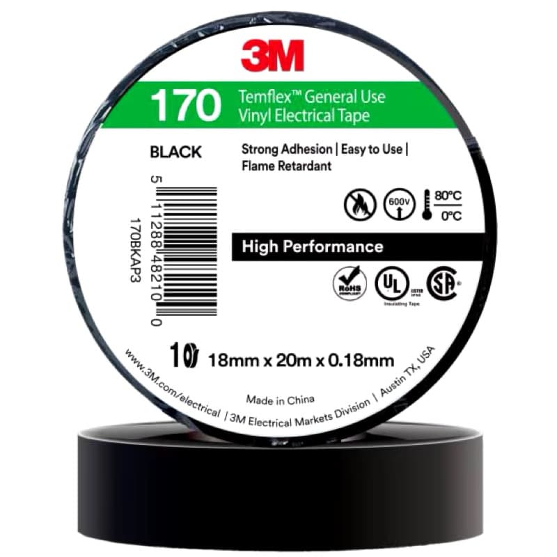 เทปพันสายไฟ 3M รุ่น170 หนา 10เมตร สินค้า รูปที่ 1