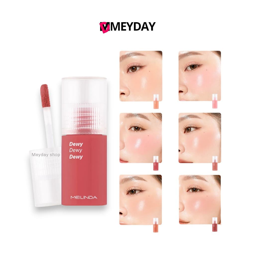 บลัชออน เนื้อครีม เมลินดา เนื้อลิควิด MEILINDA EXTRAORDINARY DEWY BLUSH รูปที่ 1