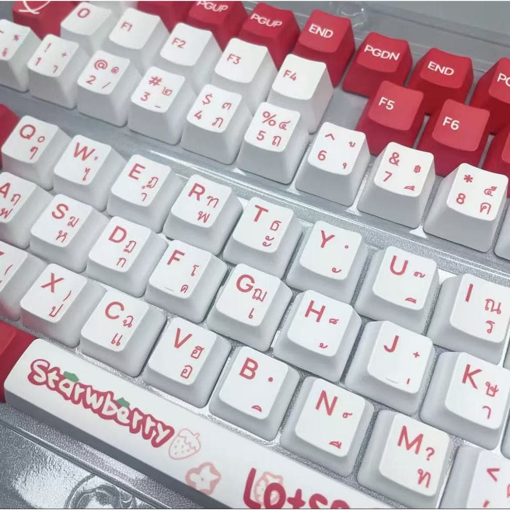 คีย์แคปชินจัง keycap ปุ่มกด129ชิ้น แบบถุงมี115คีย์ ชุดใหญ่ DIY ปรับแต่ง MOAสูง รูปที่ 7