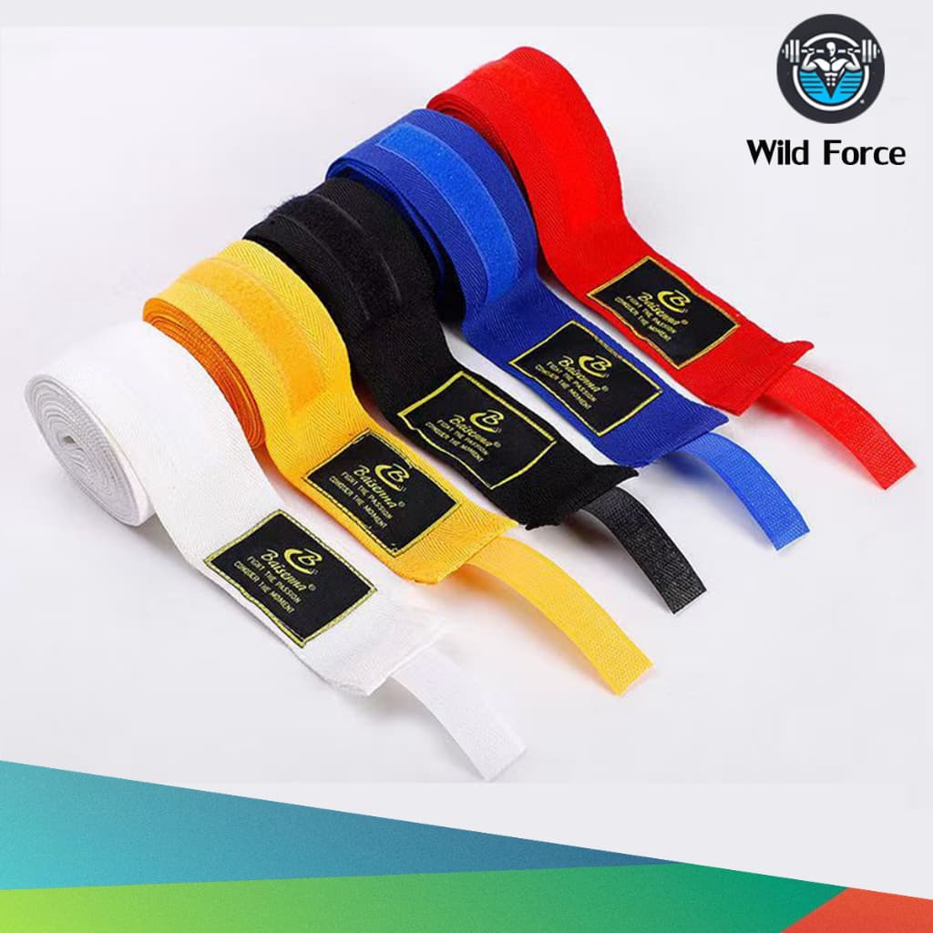 Wild Force ผ้าพันมือนักมวย 2 อัน Sanda 1.5ม/2.5ม / 3.5ม/5ม ผ้าพันแผลชกมวย รูปที่ 9