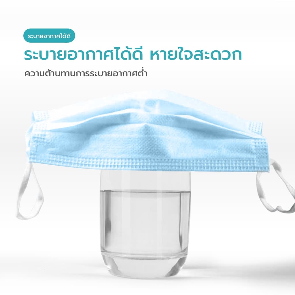 Simple Healthcare หน้ากากอนามัย Medical Mask 3 ชั้น กรองเชื้อ 99.9% รูปที่ 6