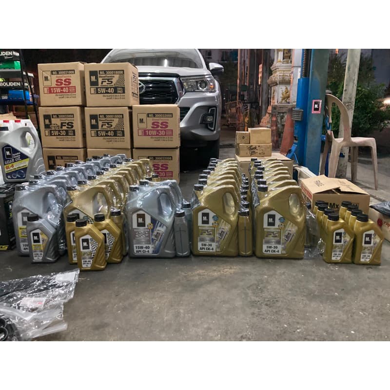 Mx Oils น้ำมันเครื่อง รถยนต์ Mx ยี่ห้อ เอ็มเอ๊กซ์ สังเคราะห์ 100% ดีเซล 5W-30 FS ขนาด 6+1 = 7 ลิตร รูปที่ 9