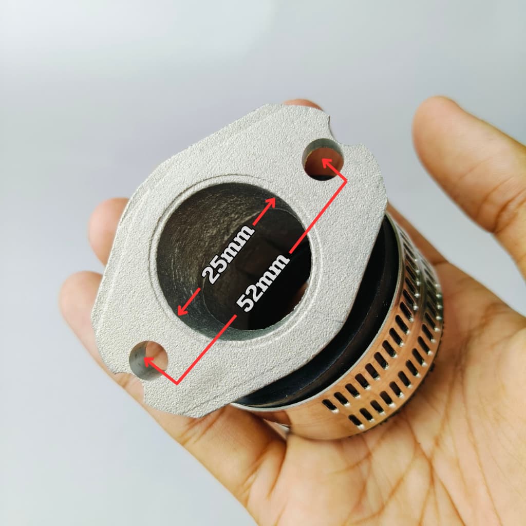 คอหรีด CBR150 กลึง แปลงใส่ PCX150 Click150 MIO FINO ฝาW125คาร์บู คอตั้งPCX150 Click150 คอหรีดแต่ง รูปที่ 2