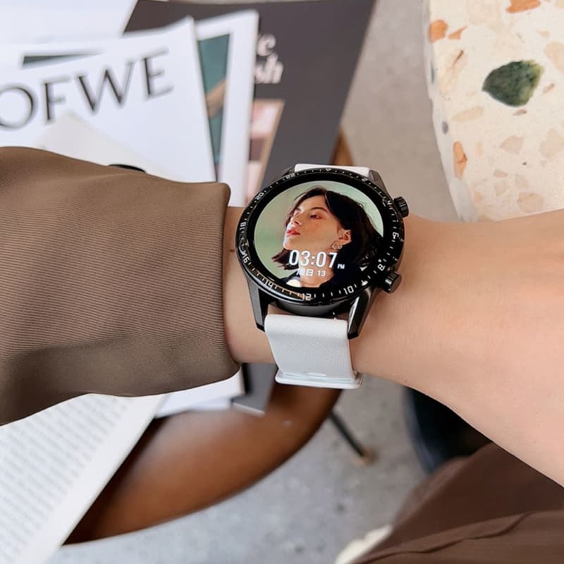 สายนาฬิกา Amazfit Huami Amazfit GTR 47 มม./GTR2/2e/3/3Pro 20 มม. สายรัดซิลิโคน 22 มม. Samsung Galaxy Watch Active/2 20 ม รูปที่ 6