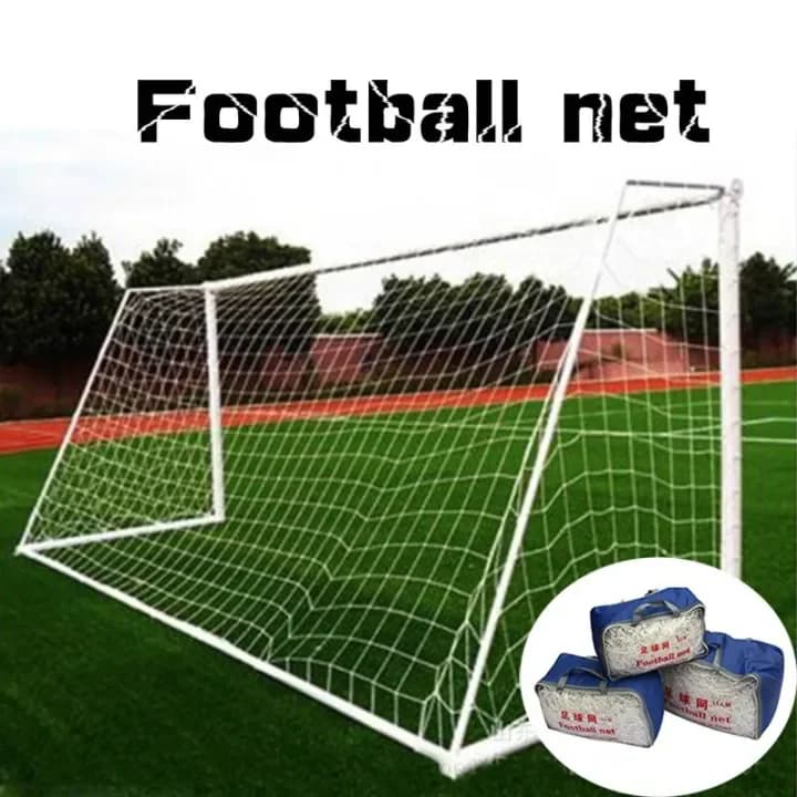 ตาข่ายฟุตบอล ขนาดเกม Replacement Soccer Goal Net Person System Full Size Football Goal Post Netting รูปที่ 6