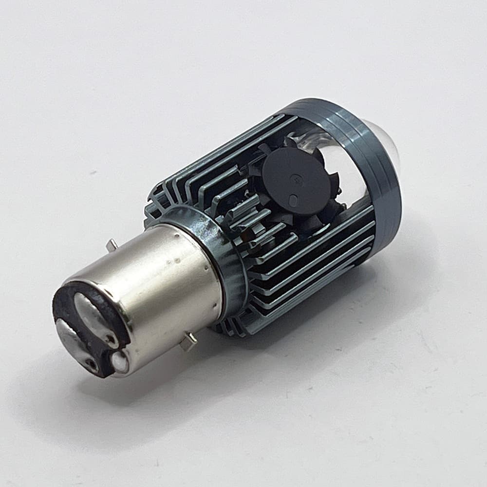LC LUCENT ไฟหน้า มอเตอร์ไซค์ LED โปรเจ็คเตอร์ P15D BA20D H4 ไฟสูง ไฟต่ำ ในหลอดเดียวกัน รูปที่ 5