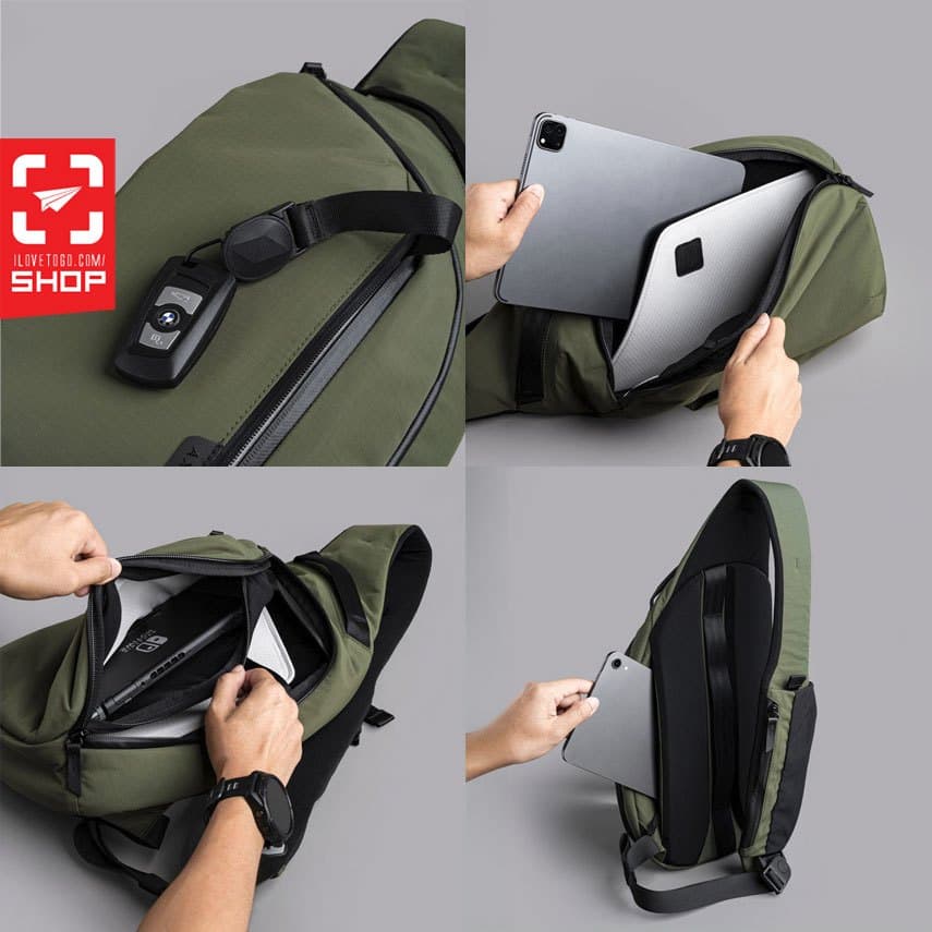 กระเป๋า Alpaka - Metro Crossbody / Left Shoulder / Right Shoulder - Axoflux รูปที่ 8