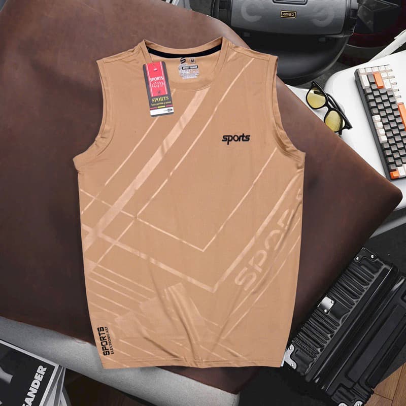 ! เสื้อกีฬาสปอร์ตแขนกุด คอกลม SPORTS เสื้อบอล มีครบไซส์ผ้านิ่มใส่สบายใส่ออกกำลังกาย ระบายความร้อนได้ดี รูปที่ 5