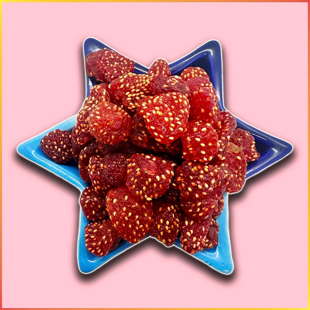 สตรอเบอร์รี่อบแห้ง 800กรัม Dried Strawberry รสหวานอมเปรี้ยว จากผลสดแท้ ไม่มีสารเติมแต่ง และสารกันบูด รูปที่ 3