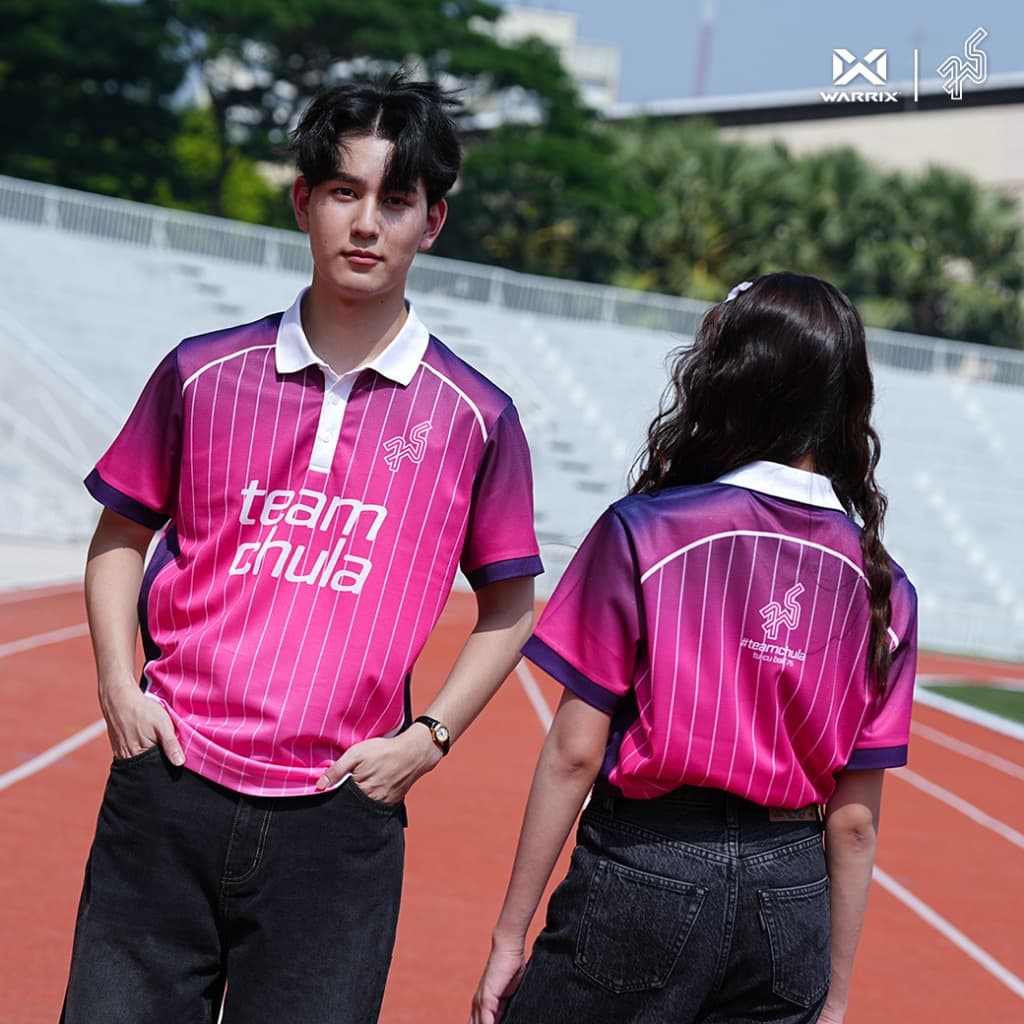 WARRIX เสื้อเชียร์จุฬา Chula Baka Forward - Cheer Polo รูปที่ 8